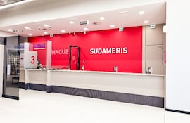 El corresponsal no bancario de Sudameris en Tupi Marketplace.