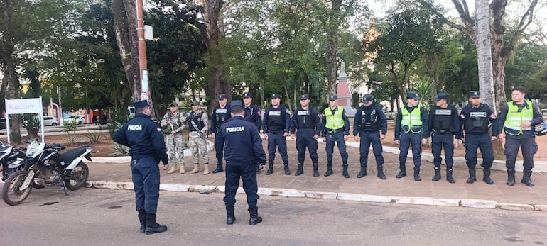 Guairá: la Policía intensifica operativos simultáneos para blindar zonas urbanas y rurales