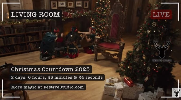 Santa Cam en vivo: mirá los preparativos de Papá Noel en el Polo Norte.