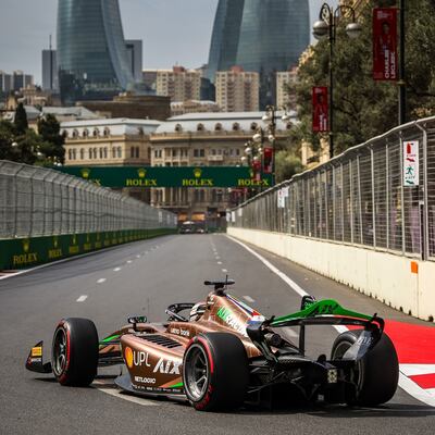 El paraguayo tuvo una muy buena sesión de clasificación en Bakú, logrando el séptimo tiempo.