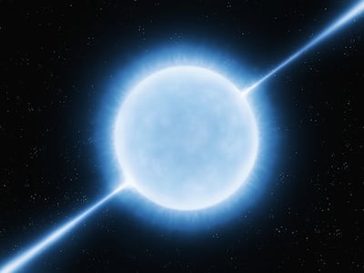 Estrella de neutrones aislada.