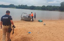 La víctima fue localizada a 35 metros de la playa.