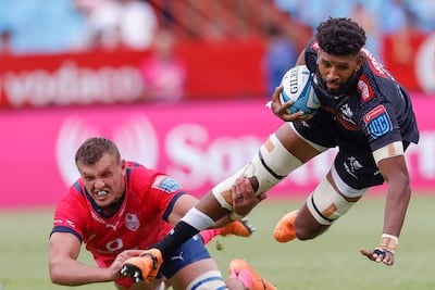 Hyron Andrews (derecha), rugbista sudafricano fallecido en Francia.