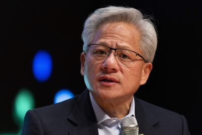 Jensen Huang, CEO de Nvidia, foto de archivo.
