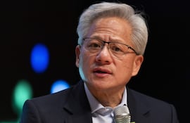 Jensen Huang, CEO de Nvidia, foto de archivo.