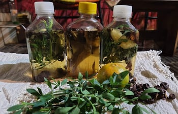 El carrulim se toma el 1 de agosto en ayunas, según indica la tradición. Son siete tragos.