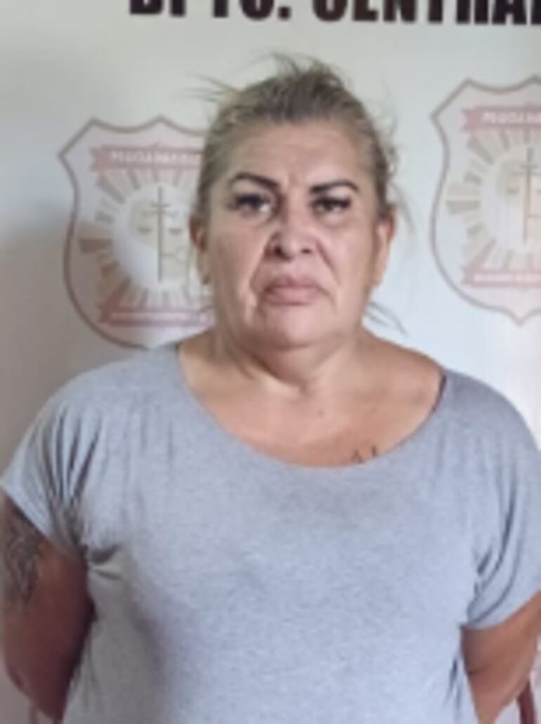 Liliana Noemí Álvarez Cuevas, arrestada.