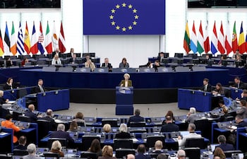 Sesión del Parlamento Europeo. (archivo)