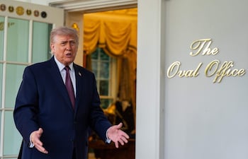 Donald Trump, presidente de Estados Unidos. Se negó hoy a disculparse por criticar al papa León XIV, después de que el pontífice pidiera el fin de la violencia en la guerra de Irán.
