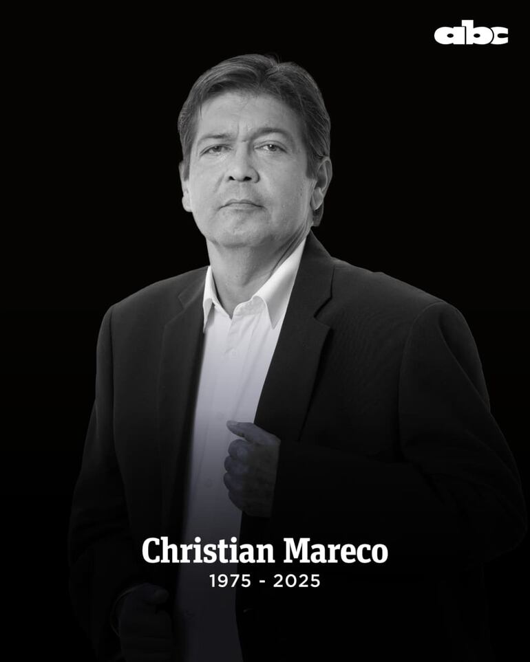 Christian Mareco Filizzola, periodista deportivo de ABC Color.