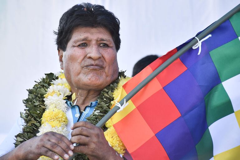 Evo Morales, expresidente de Bolivia.