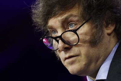 Javier Milei, presidente argentino.