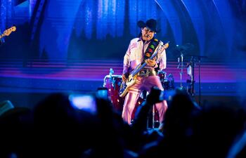 José Guadalupe "Lupe" Esparza, vocalista de la agrupación mexicana Bronco. La banda volverá a Paraguay en junio próximo.