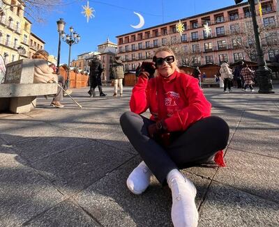 Adela Mercado en Toledo, España.