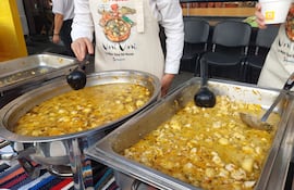 Por el Día Nacional del Vorí Vorí, la Senatur regaló este delicioso plato en varias partes del país.