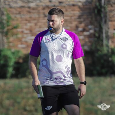 Ariel Galeano (27 años), entrenador del Gumarelo. (Foto: @Libertad_Guma)