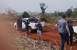 DETENIDOS POR PRESUNTA TALA ILEGAL DE ÁRBOLES - ÑACUNDAY