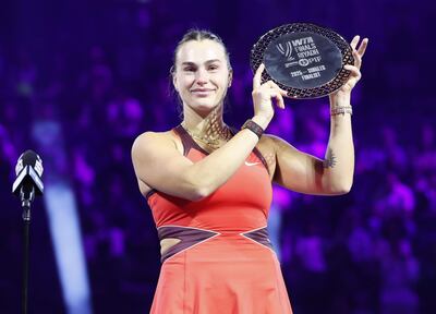 Aryna Sabalenka cierra la temporada 2025 en lo más alto del escalafón del tenis mundial.