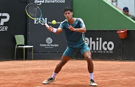 Adolfo Daniel Vallejo Álvarez, tenista paraguayo que accedió a las semifinales del ATP Challenger 100 de Concepción.
