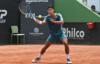 Adolfo Daniel Vallejo Álvarez, tenista paraguayo que accedió a las semifinales del ATP Challenger 100 de Concepción.