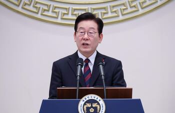 Lee Jae-myung, presidente de Corea del Sur.