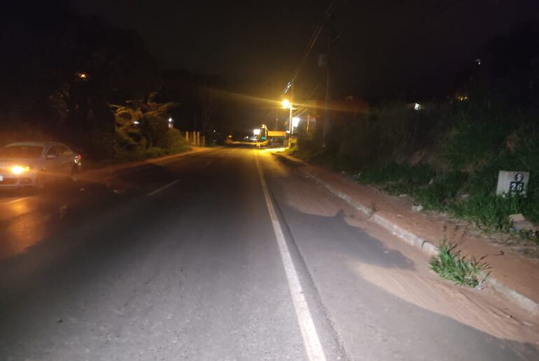 El hecho ocurrió en el camino que une a Luque con San Bernardino, a la altura del barrio Santa Lucía, de Luque.