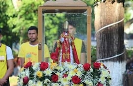 Honrarán a San Blas en la iglesia Dulce nombre de Jesús de Piribebuy.
