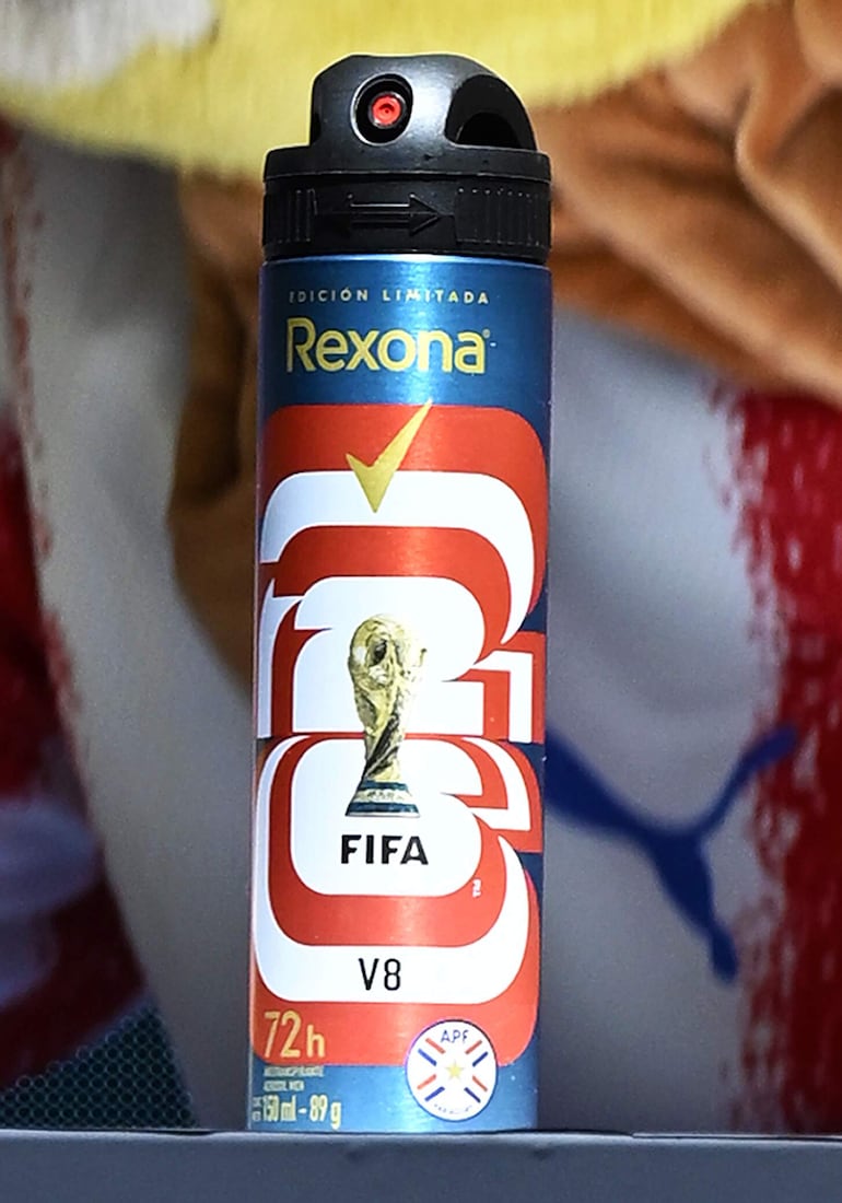 Rexona presentó su edición limitada de su desodorante V8 con diseño de la selección en el marco del Mundial 2026.