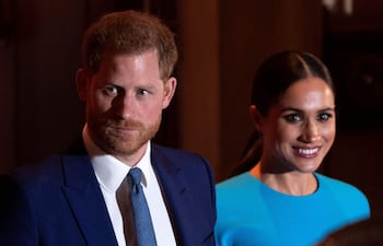 El príncipe Enrique y Meghan Markle.