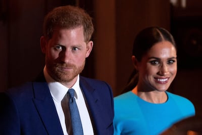 El príncipe Enrique y Meghan Markle.