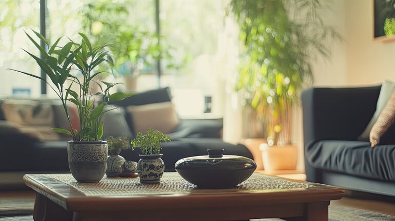 Feng shui verde en el hogar.