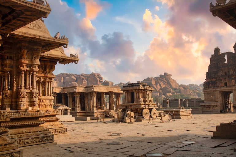Hampi. India. Templo Vijaya Vittala.