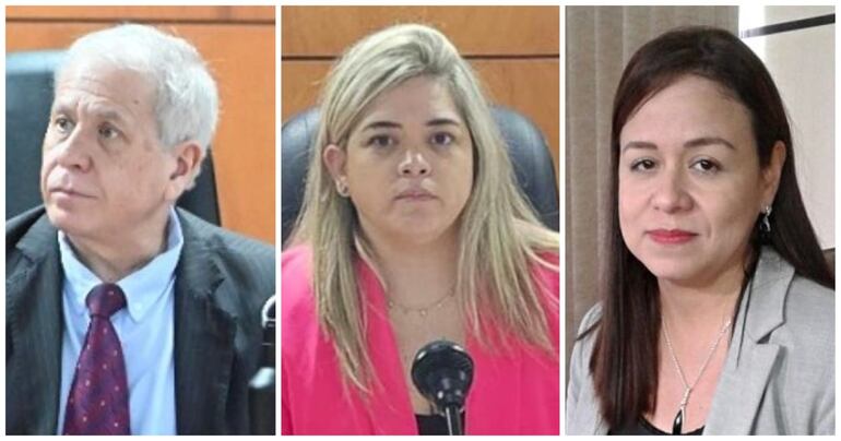 Tribunal de Sentencia que juzga a la actuaria Juliana Romero.