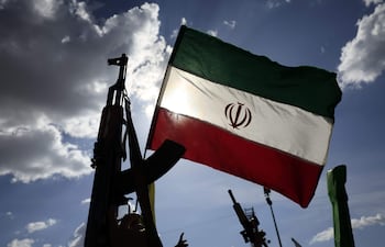 Hutíes de Yemen protestan en solidaridad con Irán en Saná, el pasado 10 de abril.