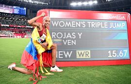 Yulimar Andrea Rojas Rodríguez (30 años), estrella del atletismo velezonalo y mundial.