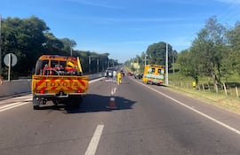 Un peatón falleció tras ser embestido por un vehículo en Ypacaraí