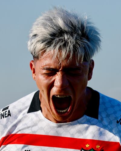 Junior Osvaldo Marabel Jara (27 años), futbolista paraguayo del Palestino de Chile.