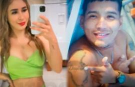 Dayana Jazmín Martínez Valdés y Erick Moreno Hernández, alias ‘El Monstruo’ y cabecilla de la organización criminal Los Injertos del Cono Norte. Imagen extraída de las redes sociales de Sentido Noticias.