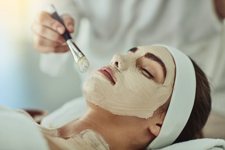 Concepto de mascarilla facial, imagen ilustrativa.