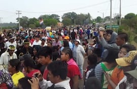 Los habitantes de la comunidad Chupa Pou exigen el desalojo del grupo de colonos de la fracción que ocupan hace ocho años