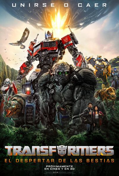 Transformers el despertar de las bestias película
