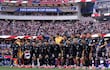 Los jugadores de Paraguay posan para una foto de equipo antes del partido del Grupo D de la Copa Mundial de la FIFA 2026 entre Estados Unidos y Paraguay en el Los Angeles Stadium, en Los Ángeles, California.