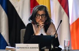 Francesca Albanese, relatora de la ONU para Palestina