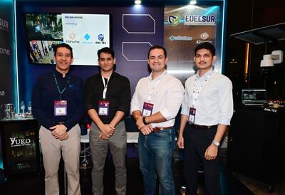 Manuel Hernández, Ángel Espínola, Carlos Becker y Blas Rolón. 