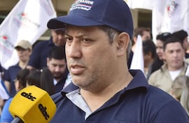 Adolfo Villalba, secretario general de SITRANDE (foto de Archivo).