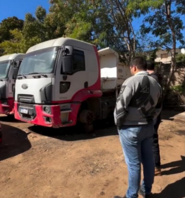 Inspección realizada por el concejal Callizo en la Dirección de Vialidad.