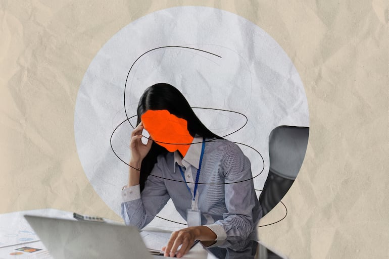 Concepto de ansiedad social, depresión, evitación.