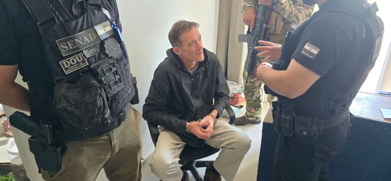 Fue detenido el ciudadano estadounidense Andrew Weston Wetherington, quien manejaba un laboratorio clandestino.