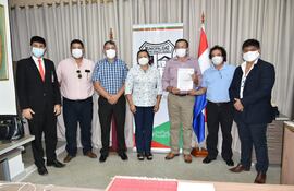 Comisión proconstruccion de la Facultad de Medicina de San Ignacio.