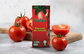Productos tomatados de Frutika, una marca que se consolida año a año.